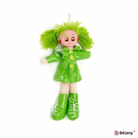 Мягкая игрушка кукла "Lilian" green с мелодией