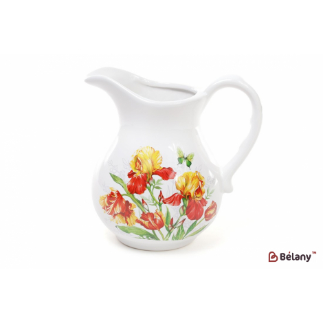 Керамический кувшин 900 мл  "Iris", белый