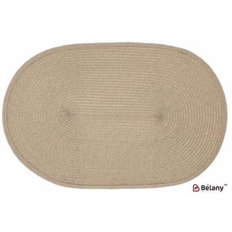 Серветка для сервірування (плейсмат) 44 см овальна "Ollie" світло-бежевий