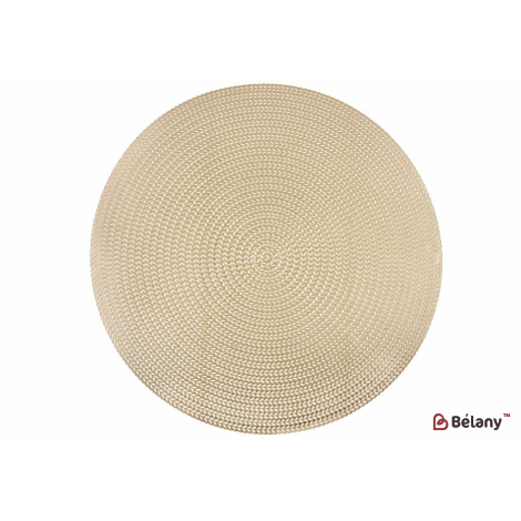 Салфетка для сервировки (плейсмат) 38 см "Sirin" золото