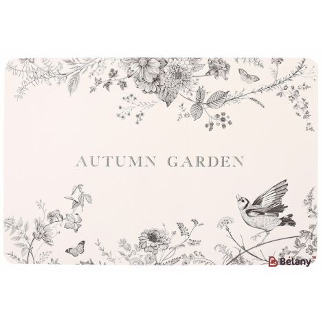 Серветка для сервірування (плейсмат) прямокутна 43 см "Gwen" сірий, рожевий