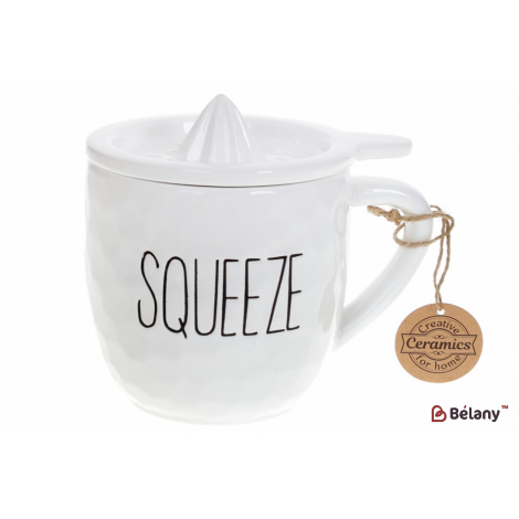 Керамическая соковыжималка "Squeeze" 500 мл, белая