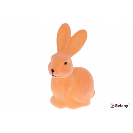 Пасхальная фигурка кролик (декор) 21.5 см " Daisy" оранжевый
