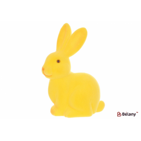 Пасхальная фигурка кролик (декор) 13*23 см "Bella" желтый