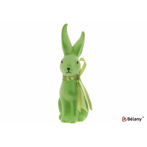 Пасхальная фигурка кролик (декор) 7*23.5 см "Georges" зеленый лайм