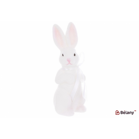 Пасхальная фигурка кролик (декор) 8*21.5 см "Larri" белый