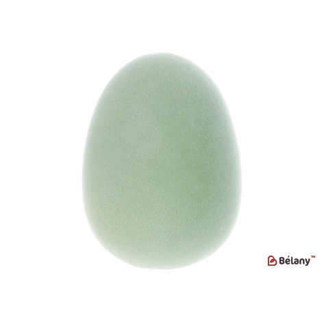 Пасхальное яйцо (декор) 13 см "Egg for christs day" флоковое напыление, тиффани