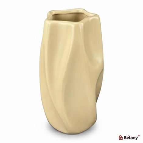 Керамічна ваза "Deep" персикова