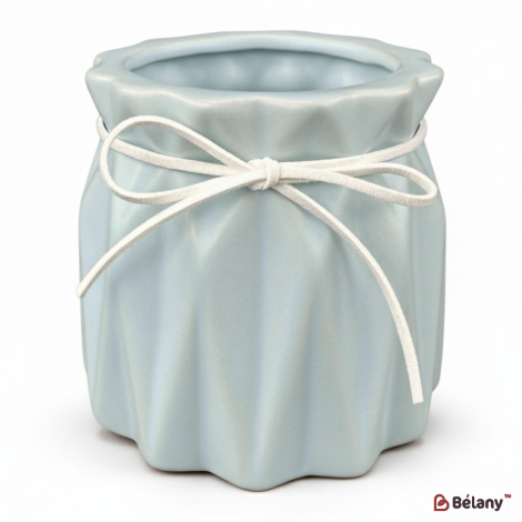 Ваза керамічна "Tiny S" блакитна