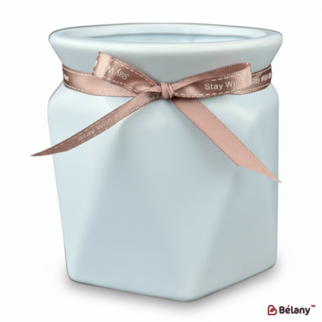 Керамическая ваза "Nicely" голубая