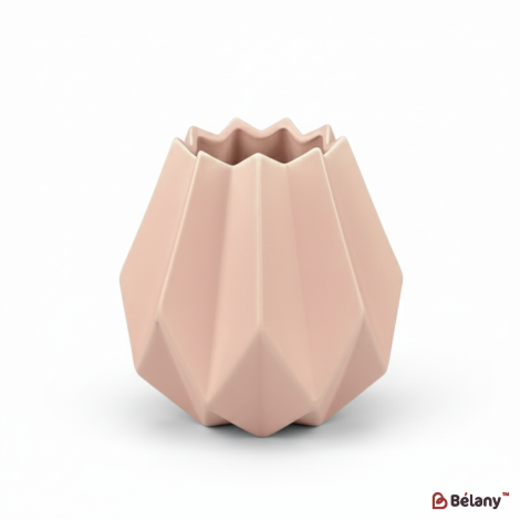 Керамическая ваза "Bordes" розовая