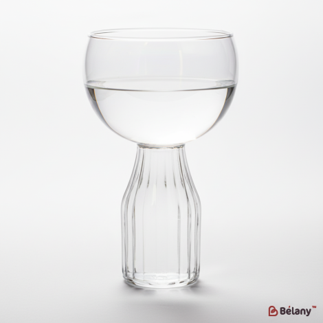 Стеклянная ваза "Infinity M" прозрачная