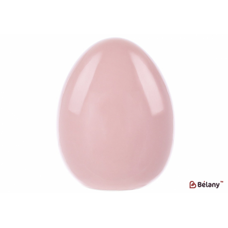 Пасхальне порцелянове яйце(декор) 10 см "Easter symbol", рожевий