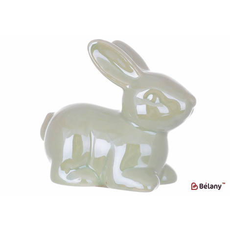 Фарфоровая фигурка (декор) 7,5 см "Easter joy", зеленый перламутр