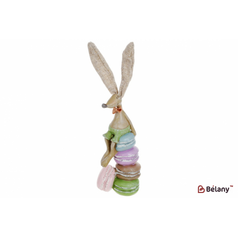 Пасхальная фигурка (декор) 23,5 см "Sweet bunny", бежевый