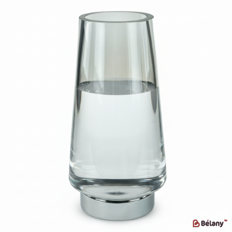 Стеклянная ваза "Like a lamp L" матовая