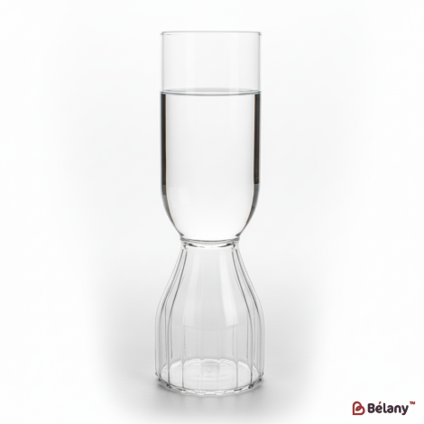Стеклянная ваза "Infinity S" прозрачная