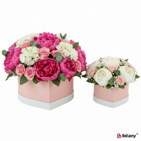 Коробка у формі серця "Ladies" рожева