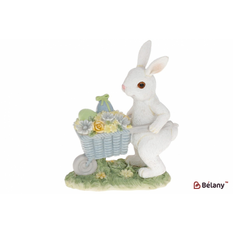 Пасхальная фигурка (декор) 11,5 см "Viola", белый