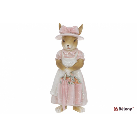 Пасхальная фигурка (декор) 18,5 см "Valet", розовый