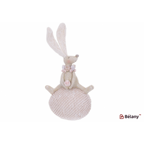 Пасхальна статуетка (декор) 19 см "Fairyland", бежевий