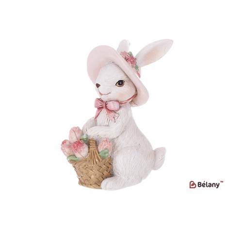 Пасхальная статуэтка (декор) 10,5 см "Catherine", кремовый