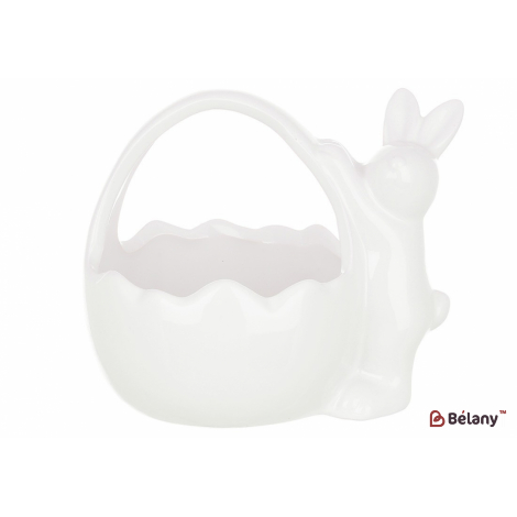 Керамическая конфетница 15.7 см "White Rabbit" , белый