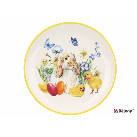 Керамическое блюдо 20.4 см "Sunny bunny" , белый