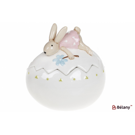 Керамическая банка 450 мл " Easter palette" , белый