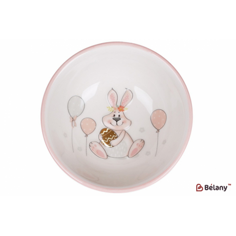 Керамическая тарелка 11 см "Merry fellow" ,белый