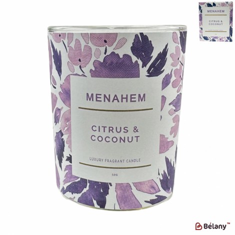 Ароматическая свеча "Dreamy" citrus and coconut
