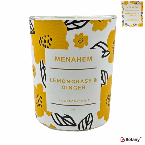 Ароматическая свеча "Dreamy" lemongrass and ginger