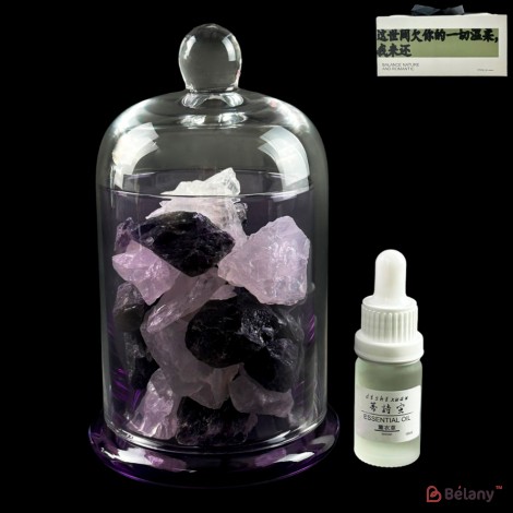 Диффузор с кристаллами и эфирным маслом Lavender "Lumina" amethyst