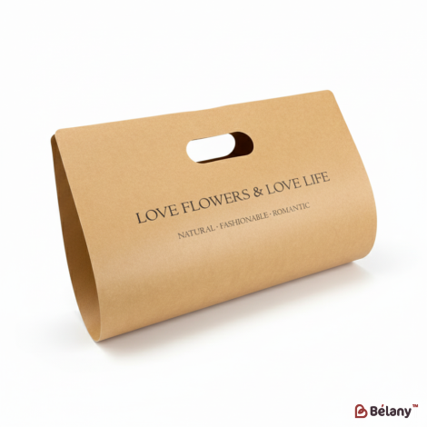 Сумка для цветов "Midnight" крафт