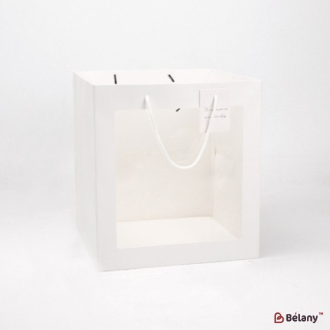 Сумка для цветов "Bloom bag" белая