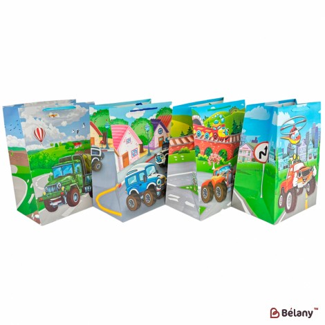 Подарочный пакет "Kids toys" L микс