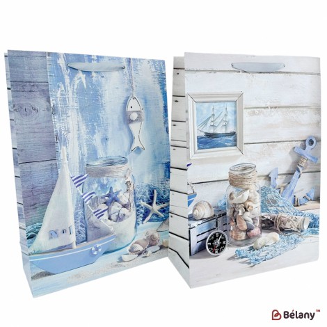 Подарочный пакет "Anchor" M микс