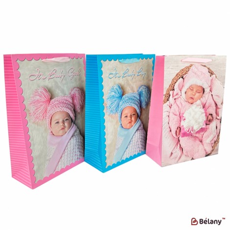 Подарочный пакет "Newborn" L микс