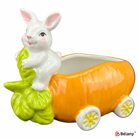 Керамическая пасхальная емкость "Foxfur"