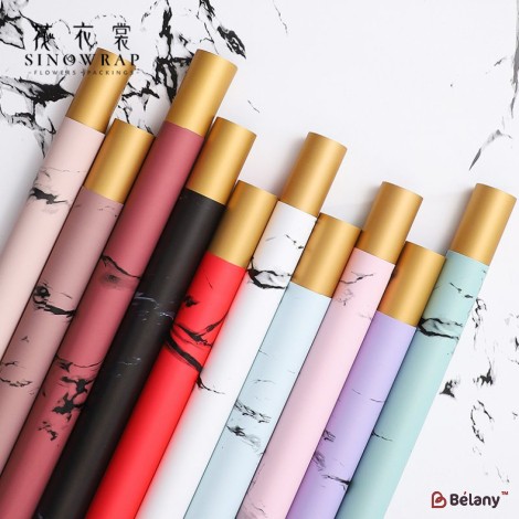 Двухсторонняя калька "marble gold"