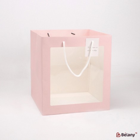 Сумка для цветов "Bloom bag" розовая