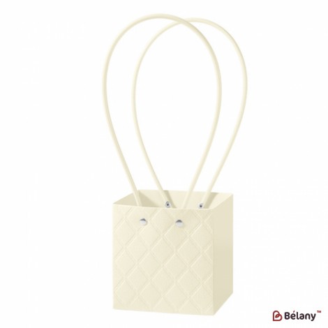 Сумка для цветов "Tufted" бежевая