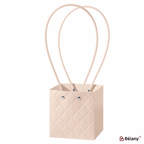 Сумка для цветов "Tufted" розовая