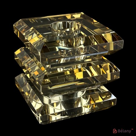 Подсвечник стеклянный "Bellows" S