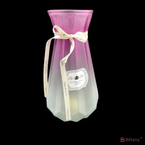 Ваза для цветов "Sugar" гранатово-белый с дефектами