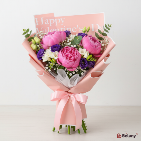 Пленка для цветов "Valentines" #02