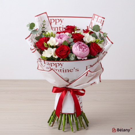 Пленка для цветов "Valentines" #03