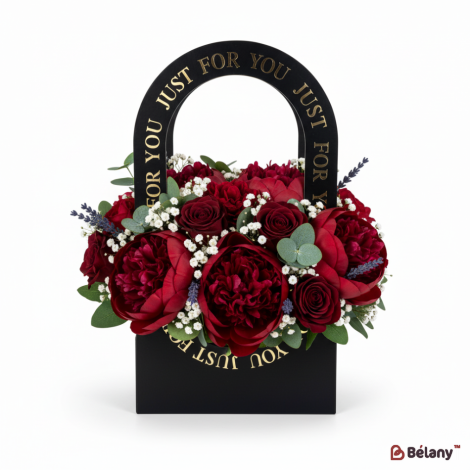 Сумка для цветов "Illusion" черная