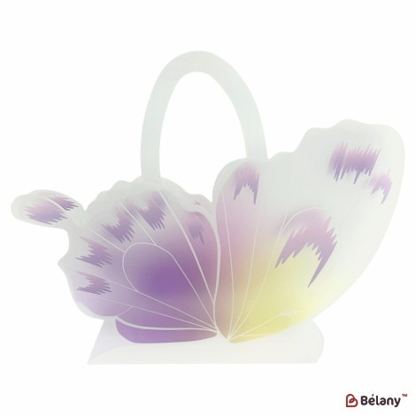 Сумка для цветов "ButterFly color" лиловая
