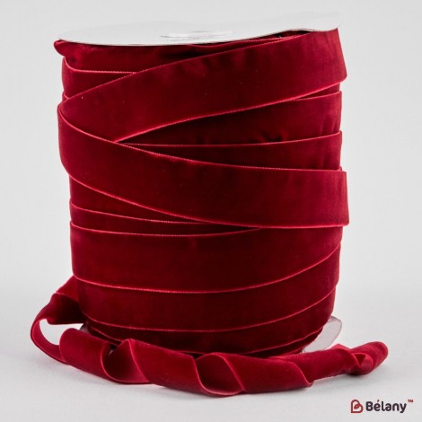 Лента велюровая, цвет №12, 2,5см/45,72м